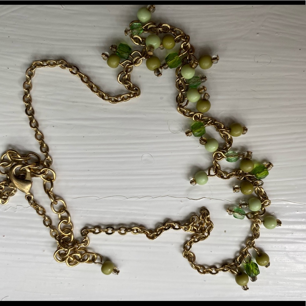 Green Beaded Necklace